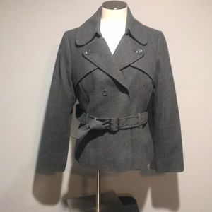Old Navy wool belted pea coat